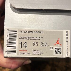 Jordan Air Jordan 13 Retro Gym Red/Black-White Shoes